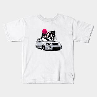 Silver Forester STI Kids T-Shirt